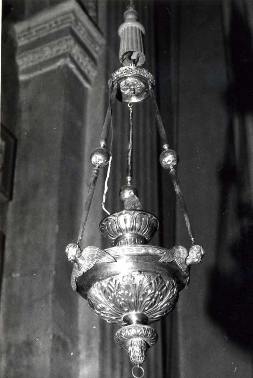 lampada pensile - bottega modenese (prima metà sec. XIX)