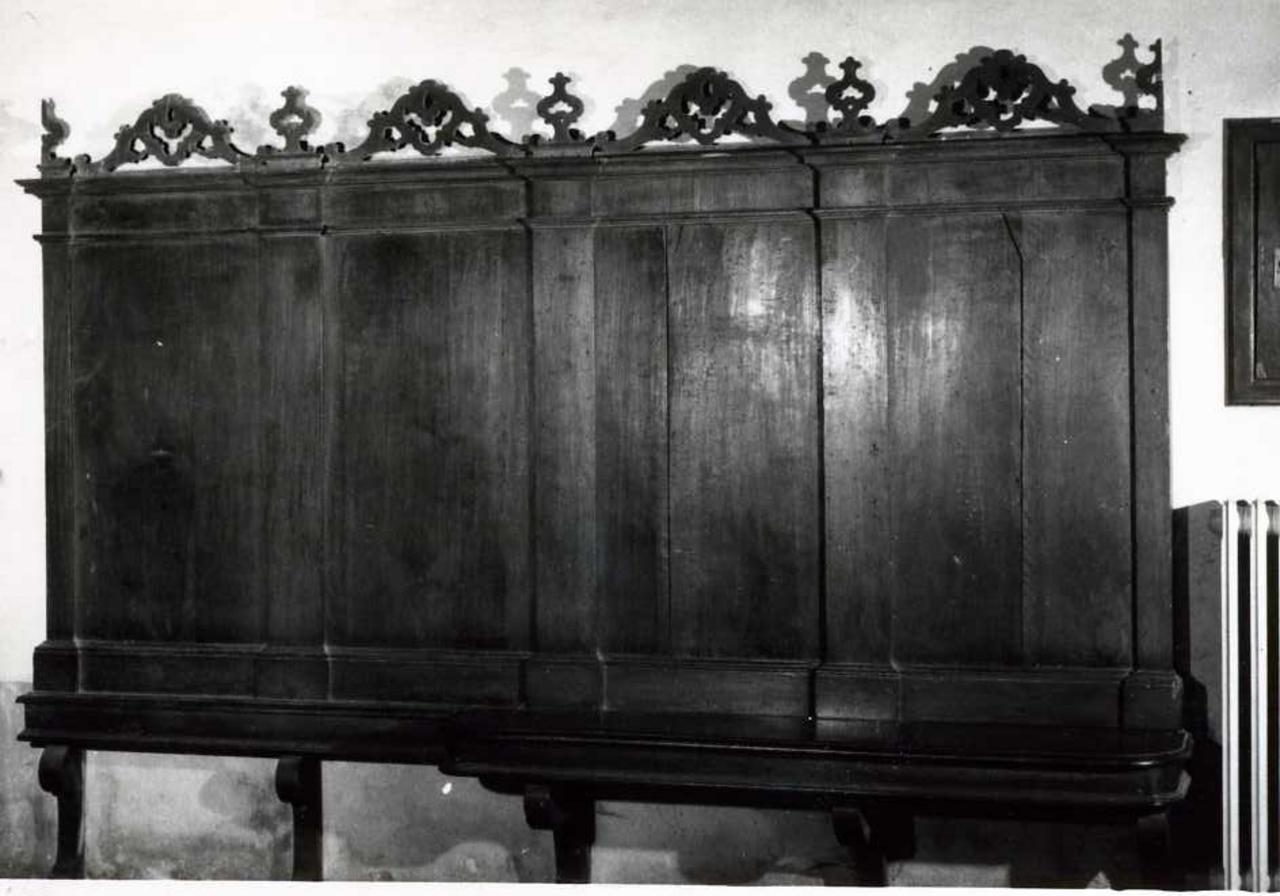 sedile, serie - bottega modenese (prima metà sec. XVIII)