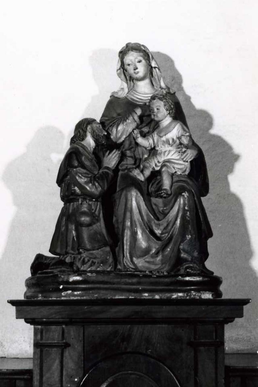 Madonna con Bambino e San Rocco (statuetta) - bottega modenese (metà sec. XVI)