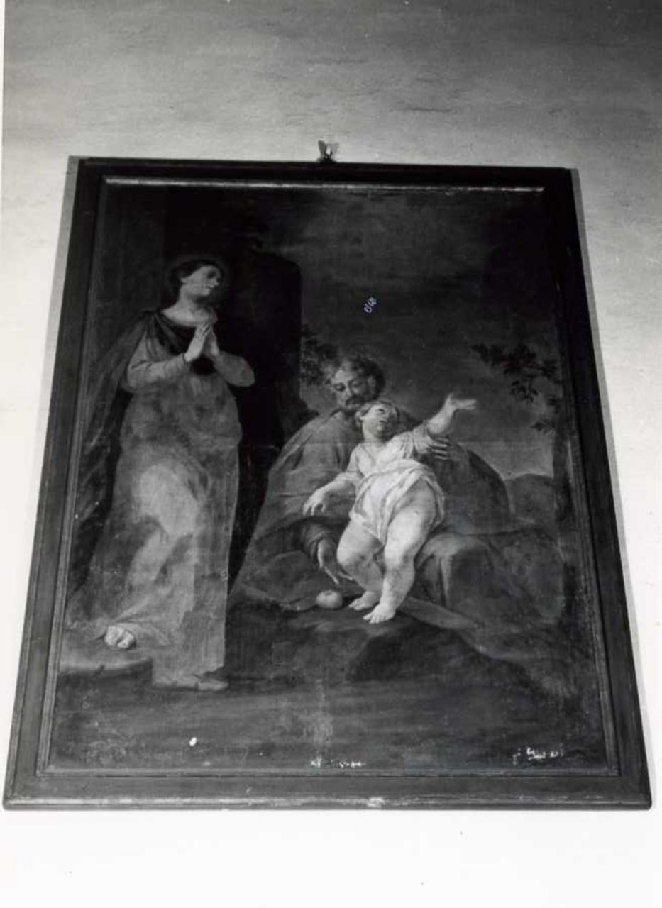 Sacra Famiglia (dipinto) di Rizzi Carlo (?) (attribuito) (metà sec. XVIII)