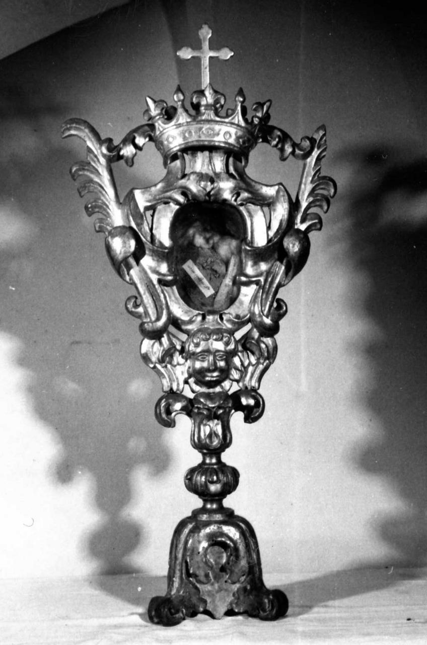 reliquiario - a ostensorio, serie - bottega emiliana (seconda metà sec. XVII)