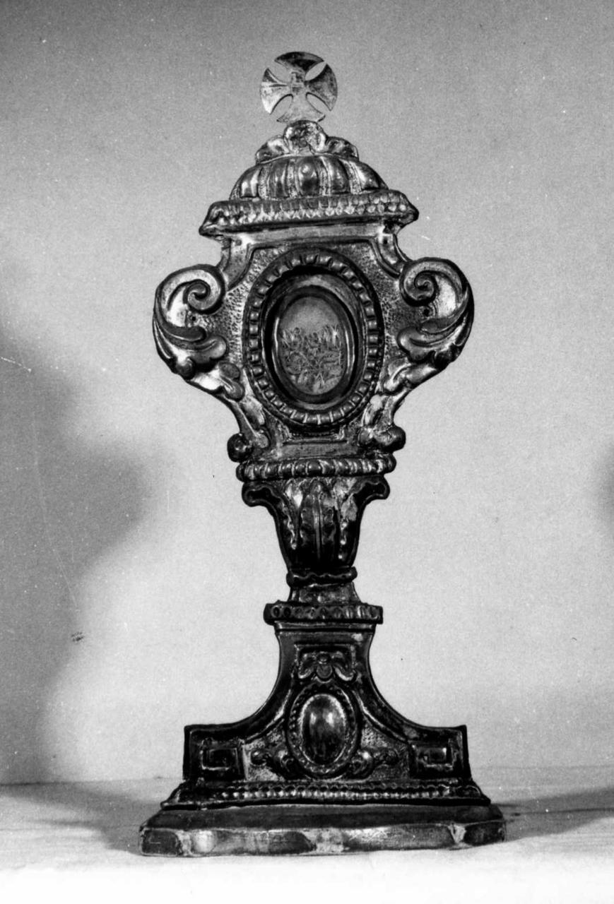 reliquiario - a ostensorio - bottega modenese (fine sec. XVIII)