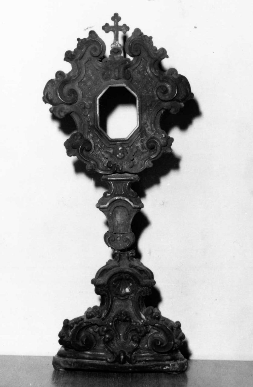 reliquiario - a ostensorio - bottega emiliana (seconda metà sec. XVIII)