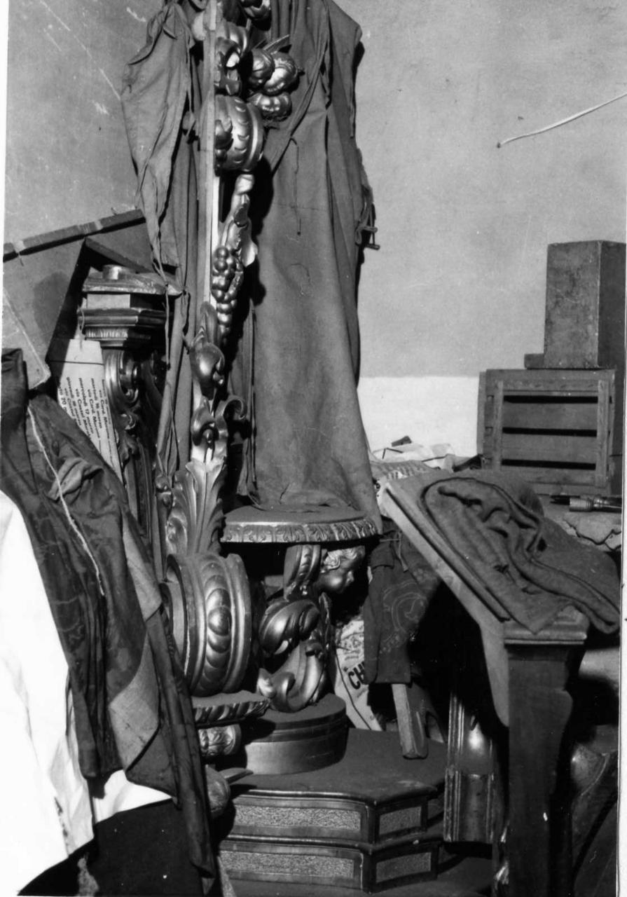 trono per esposizione eucaristica - bottega modenese (metà sec. XIX)