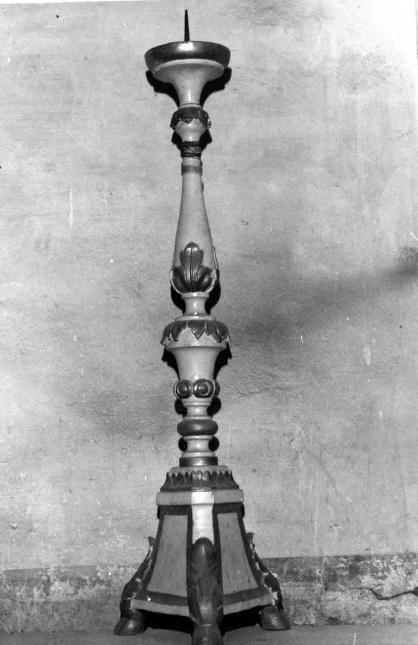 candeliere, serie - bottega modenese (prima metà sec. XIX)