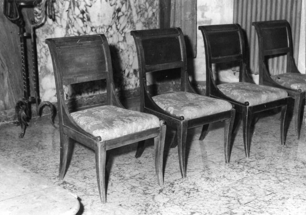 sedia, serie - bottega modenese (inizio sec. XIX)