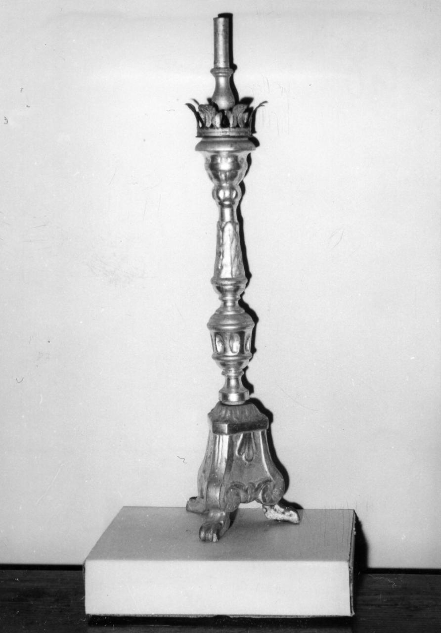 candeliere, serie - bottega modenese (prima metà sec. XIX)