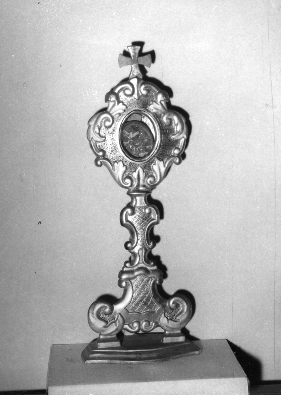 reliquiario - a ostensorio - bottega modenese (metà sec. XVIII)