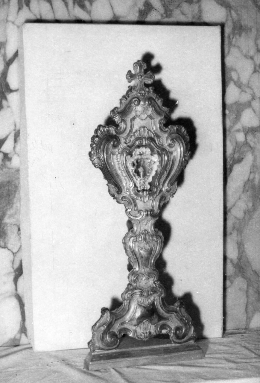 reliquiario - a ostensorio - bottega emiliana (metà sec. XVIII)
