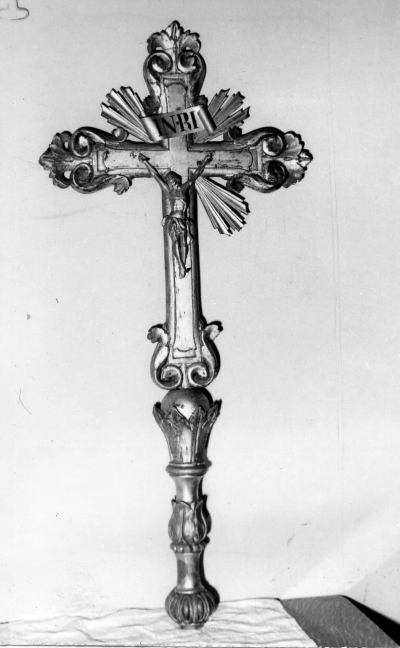 croce d'altare - bottega modenese (metà sec. XIX)