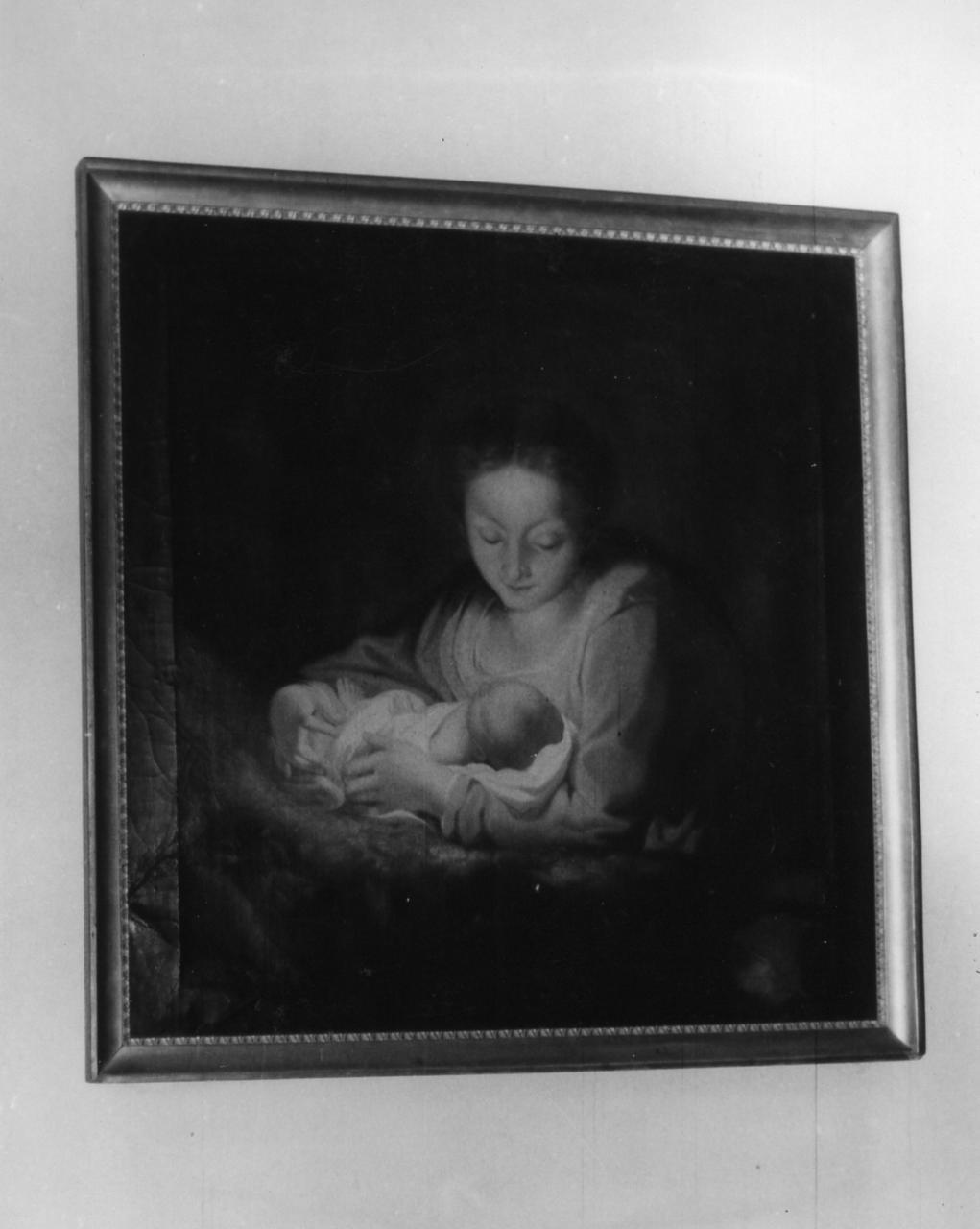 Madonna con Bambino (dipinto) di Baroni Domenico (prima metà sec. XIX)
