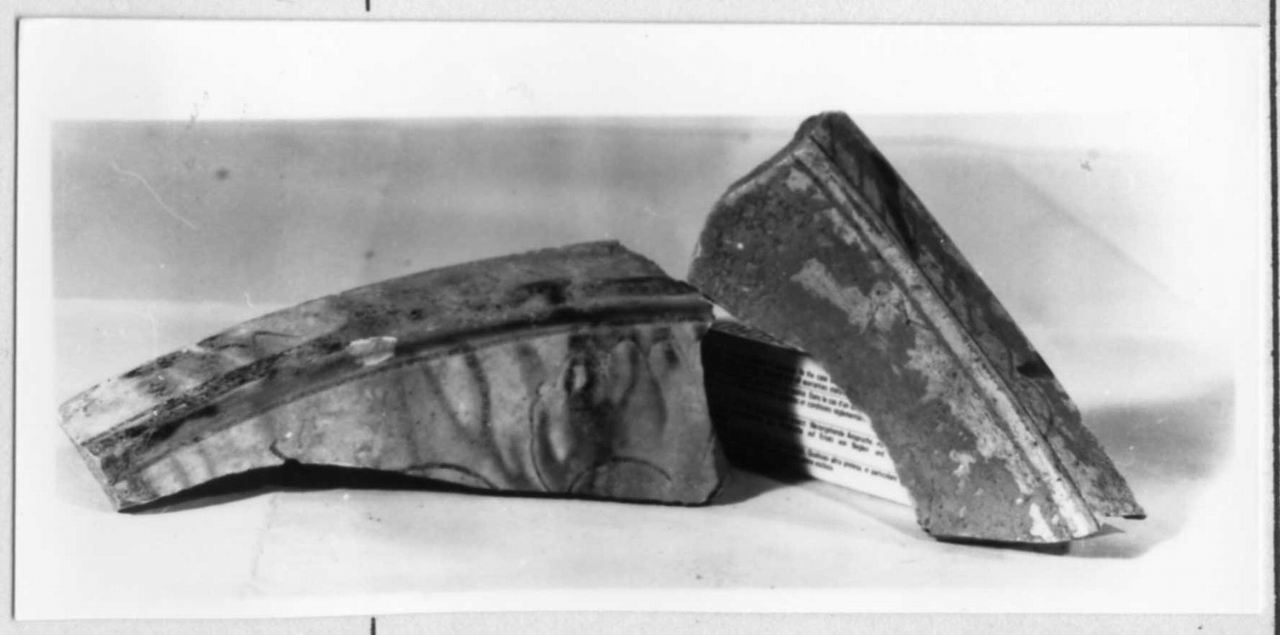 catino, frammento - bottega ferrarese (?) (fine sec. XV)