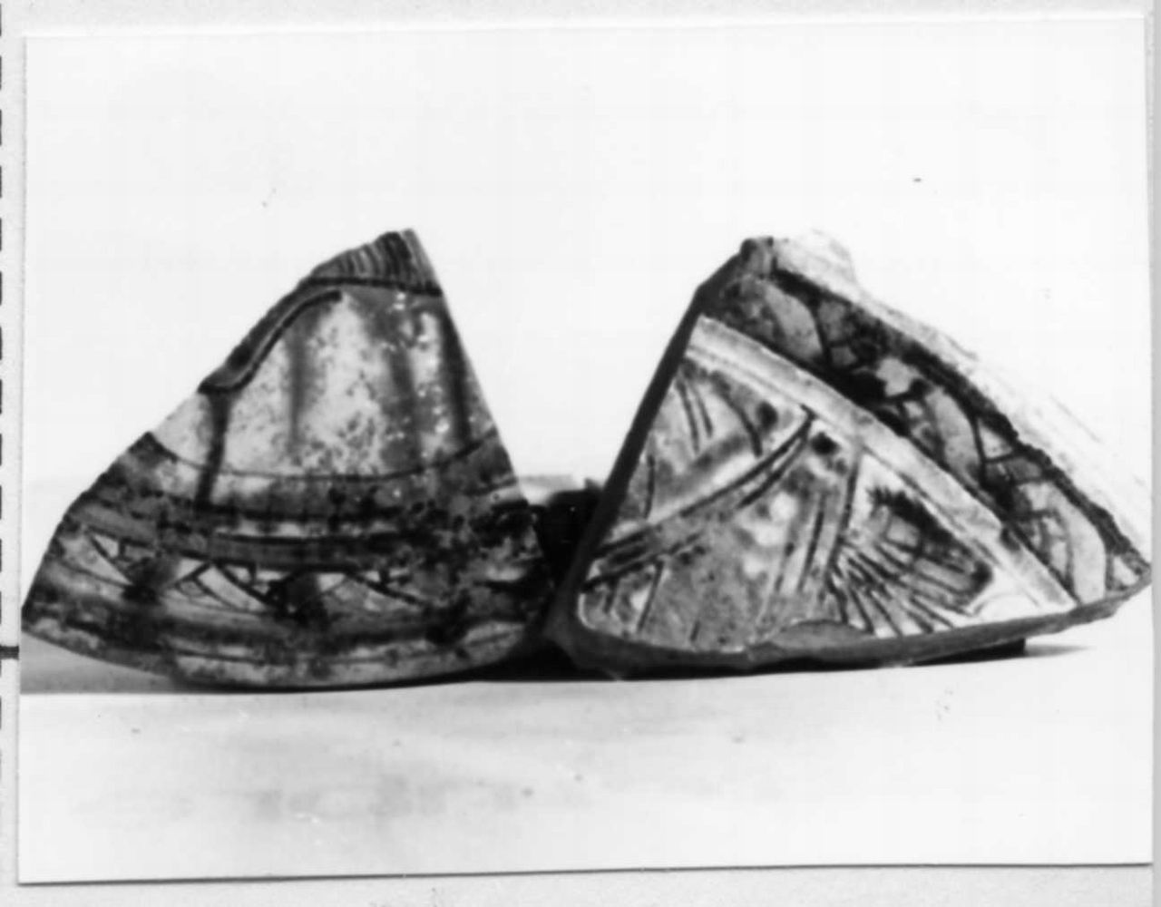 piatto, frammento - bottega emiliana (fine sec. XV)