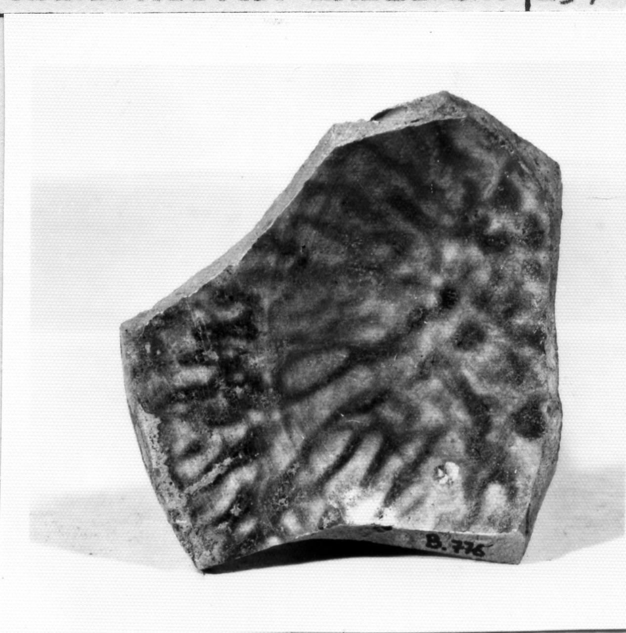 ciotola, frammento - bottega carpigiana (fine/inizio secc. XVII/ XVIII)