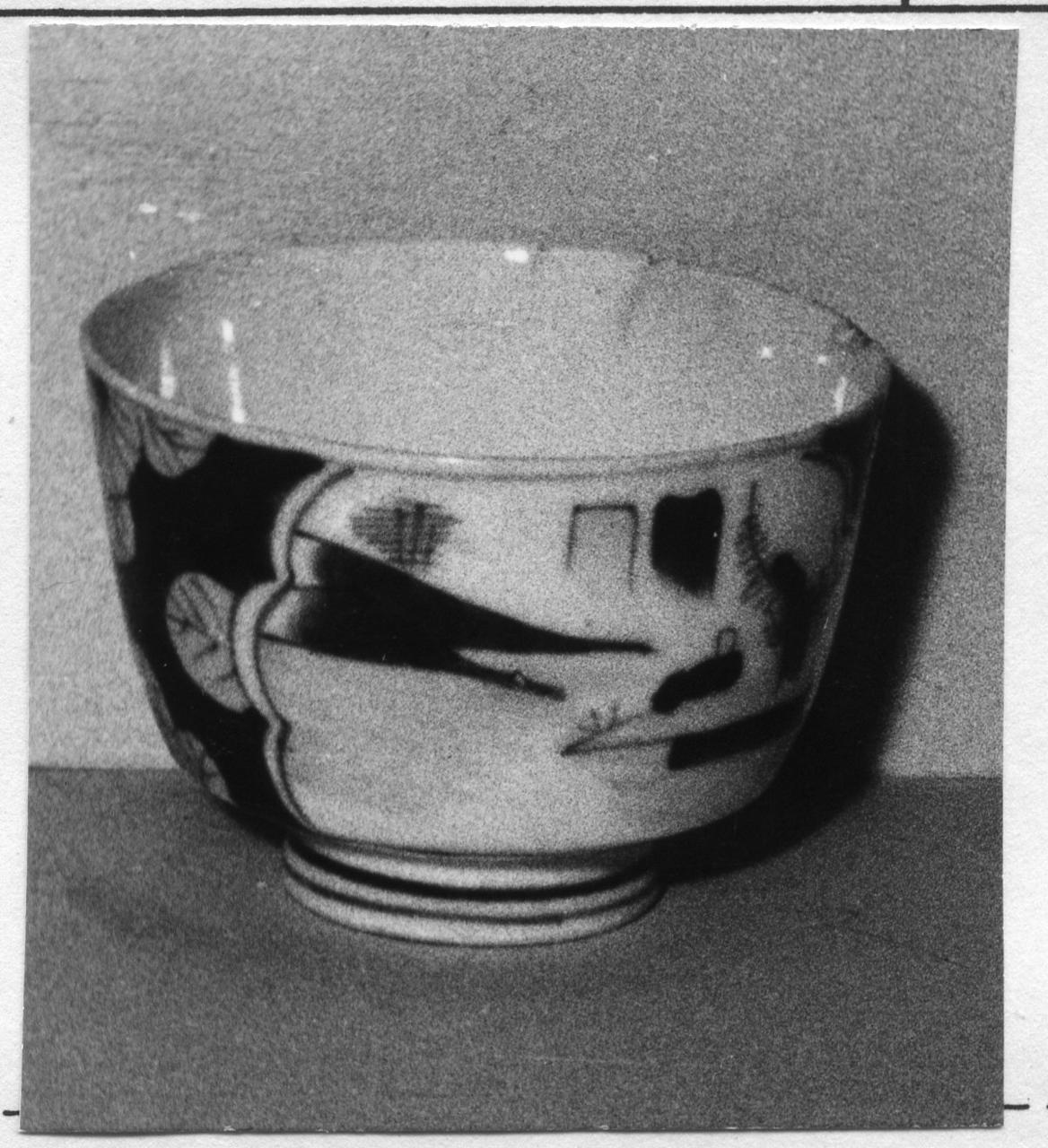 paesaggio (tazzina) - bottega giapponese (fine/inizio secc. XIX/ XX)