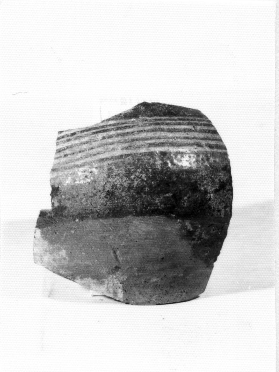 orciolo, frammento - bottega carpigiana (prima metà sec. XVIII)