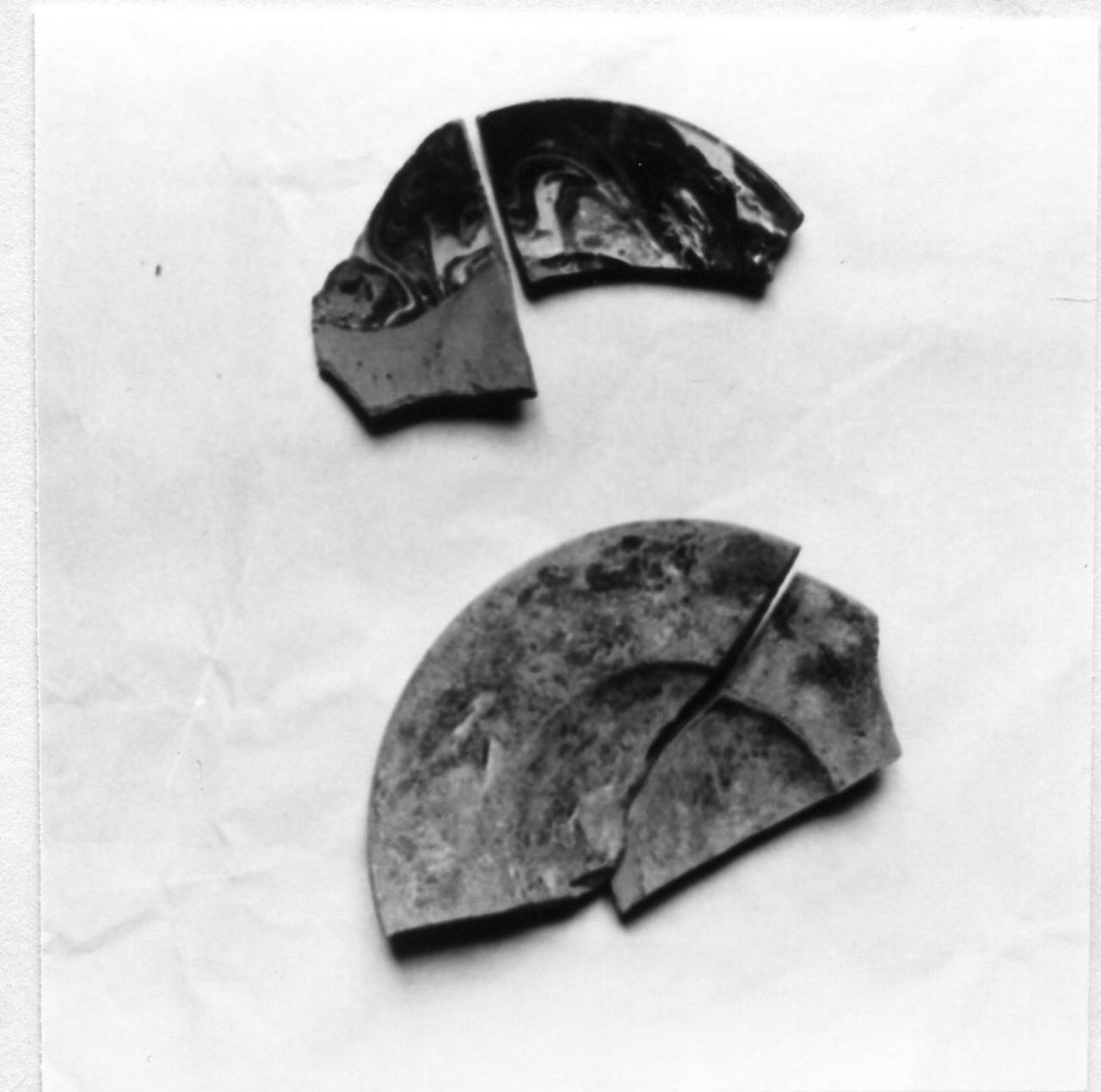 piatto, serie - bottega carpigiana (inizio sec. XVII)