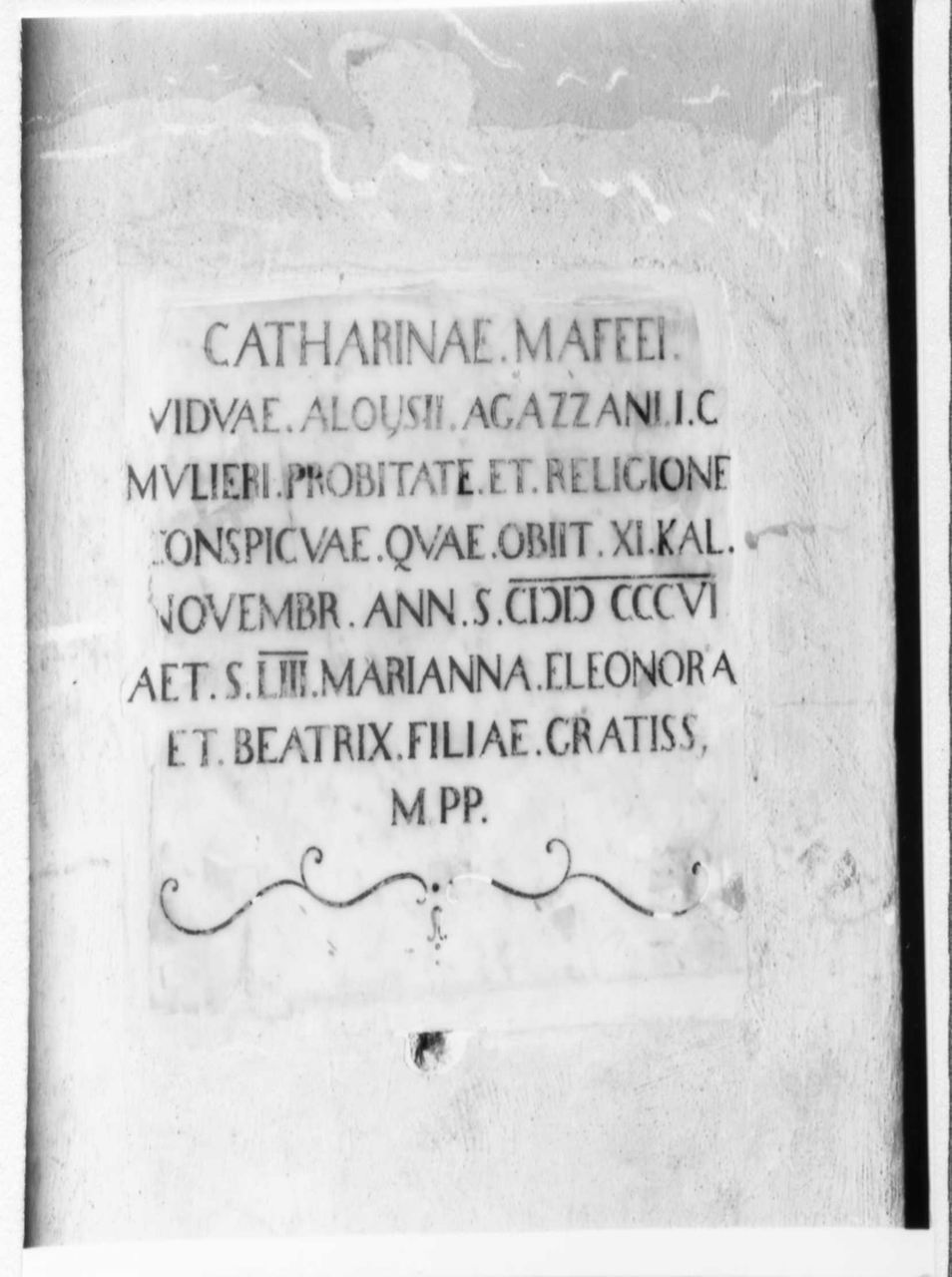 lapide commemorativa - bottega emiliana (inizio sec. XIX)