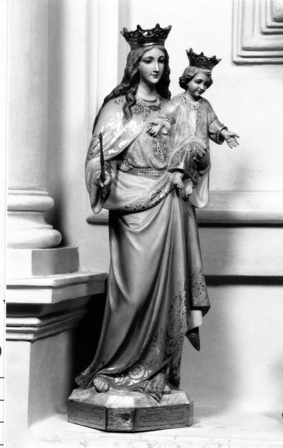 Madonna con Bambino (statua) - bottega emiliana (prima metà sec. XX)