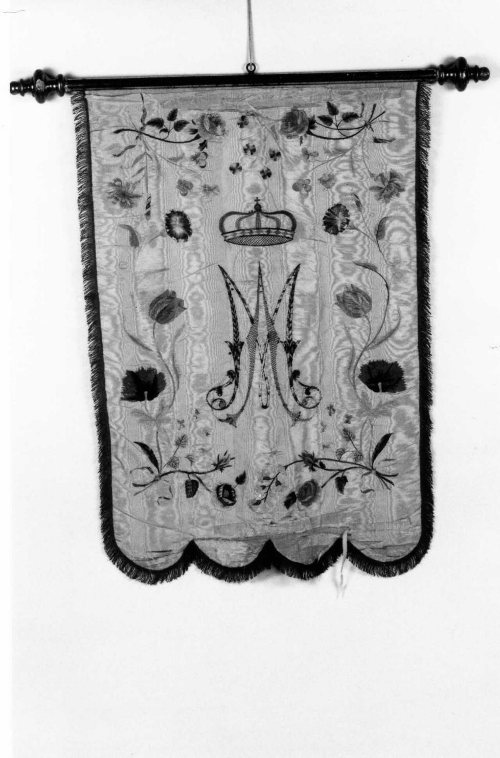 stendardo processionale - manifattura emiliana (primo quarto sec. XX)