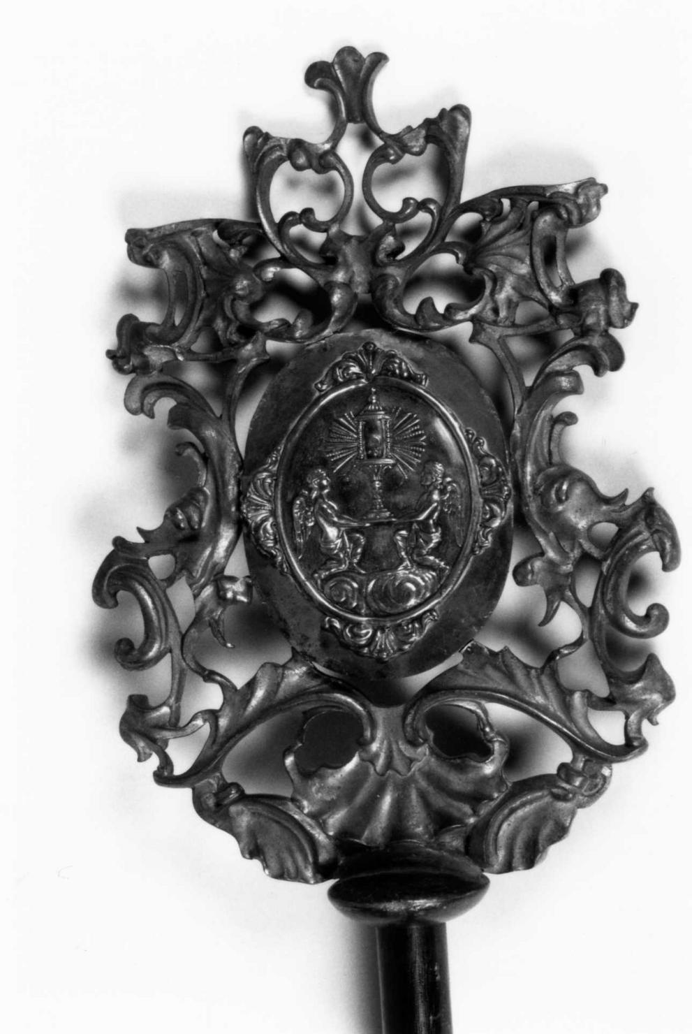 mazza processionale - bottega italiana (seconda metà sec. XVIII)