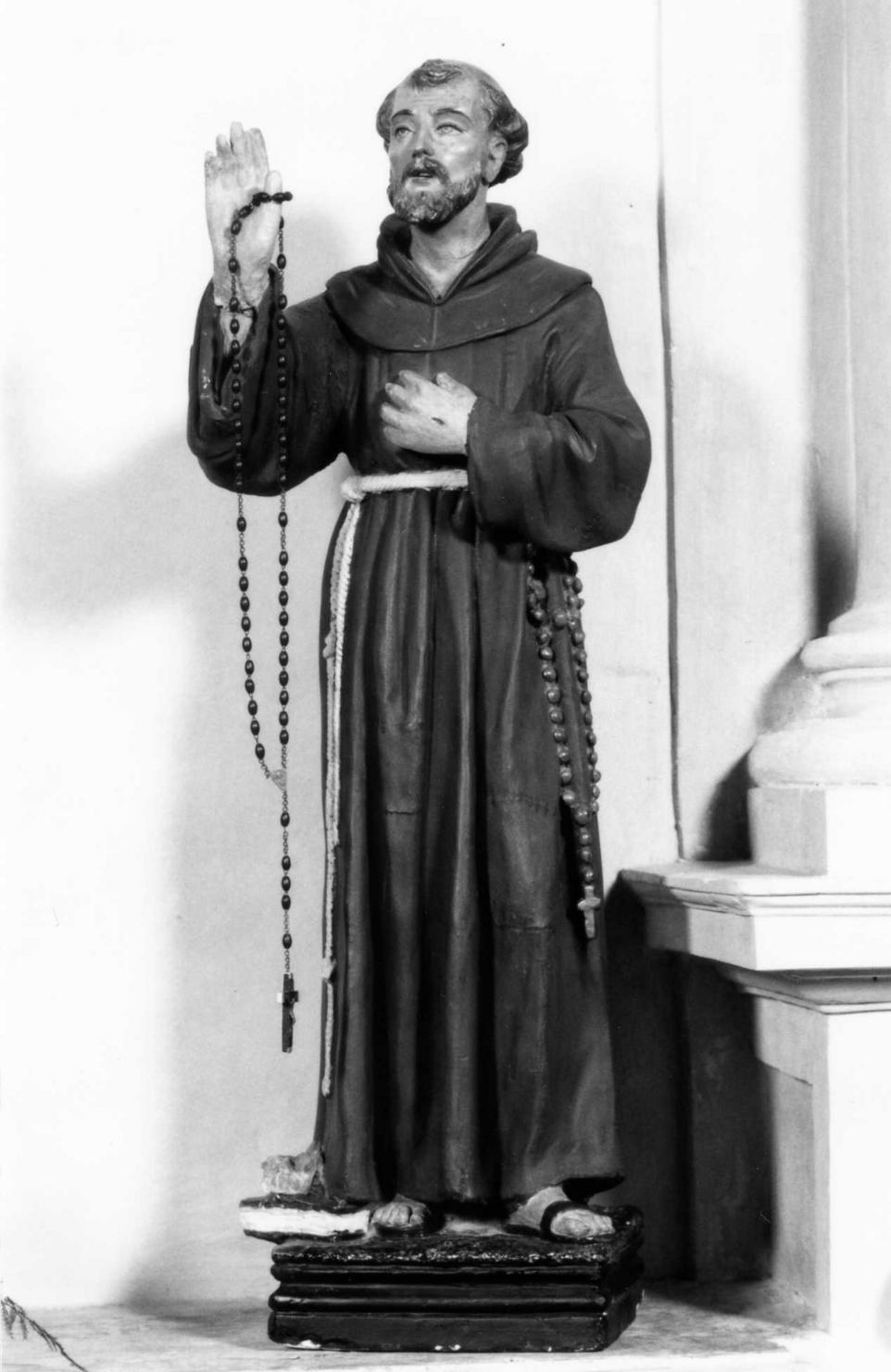 San Francesco d'Assisi (statuetta) - bottega emiliana (ultimo quarto sec. XIX)