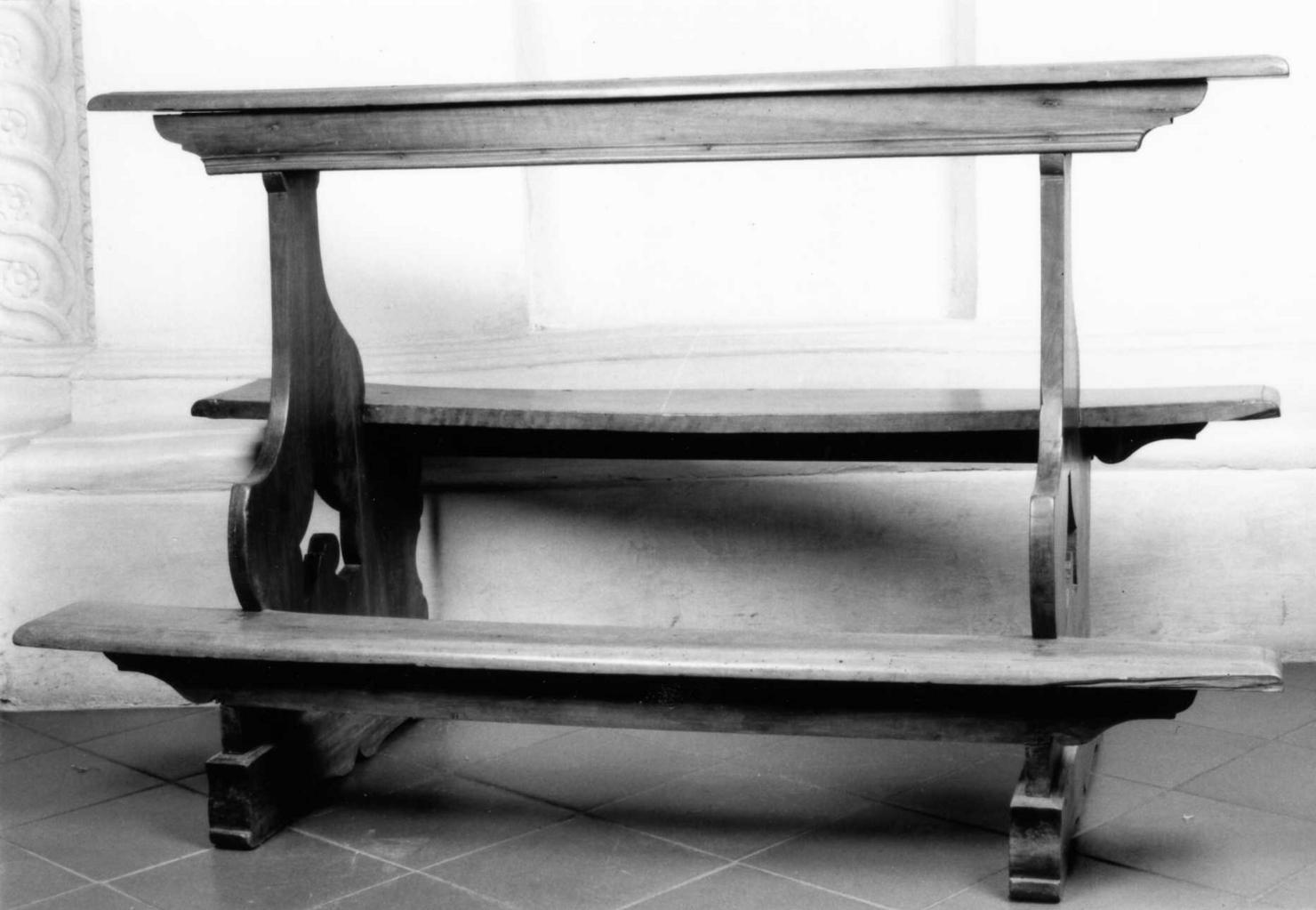 banco da chiesa - bottega emiliana (seconda metà sec. XVIII)