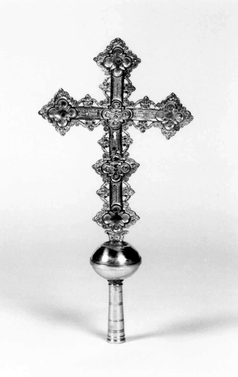 croce processionale - bottega emiliana (ultimo quarto sec. XVI)