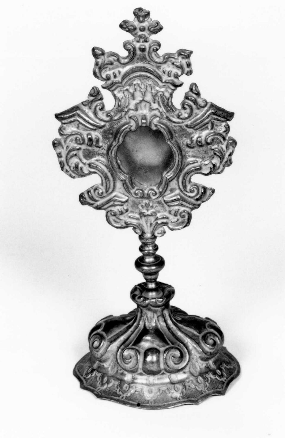 reliquiario-ostensorio - bottega emiliana (prima metà sec. XVIII)