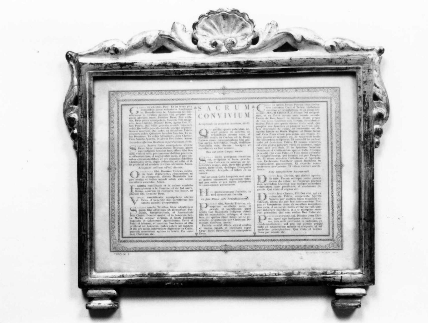 cartagloria - bottega emiliana (ultimo quarto sec. XVIII)