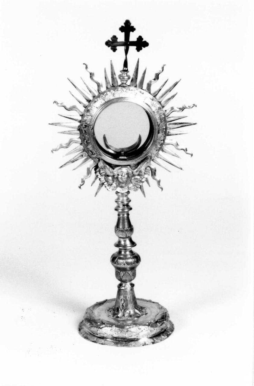 ostensorio - a raggiera - bottega emiliana (fine sec. XVIII)