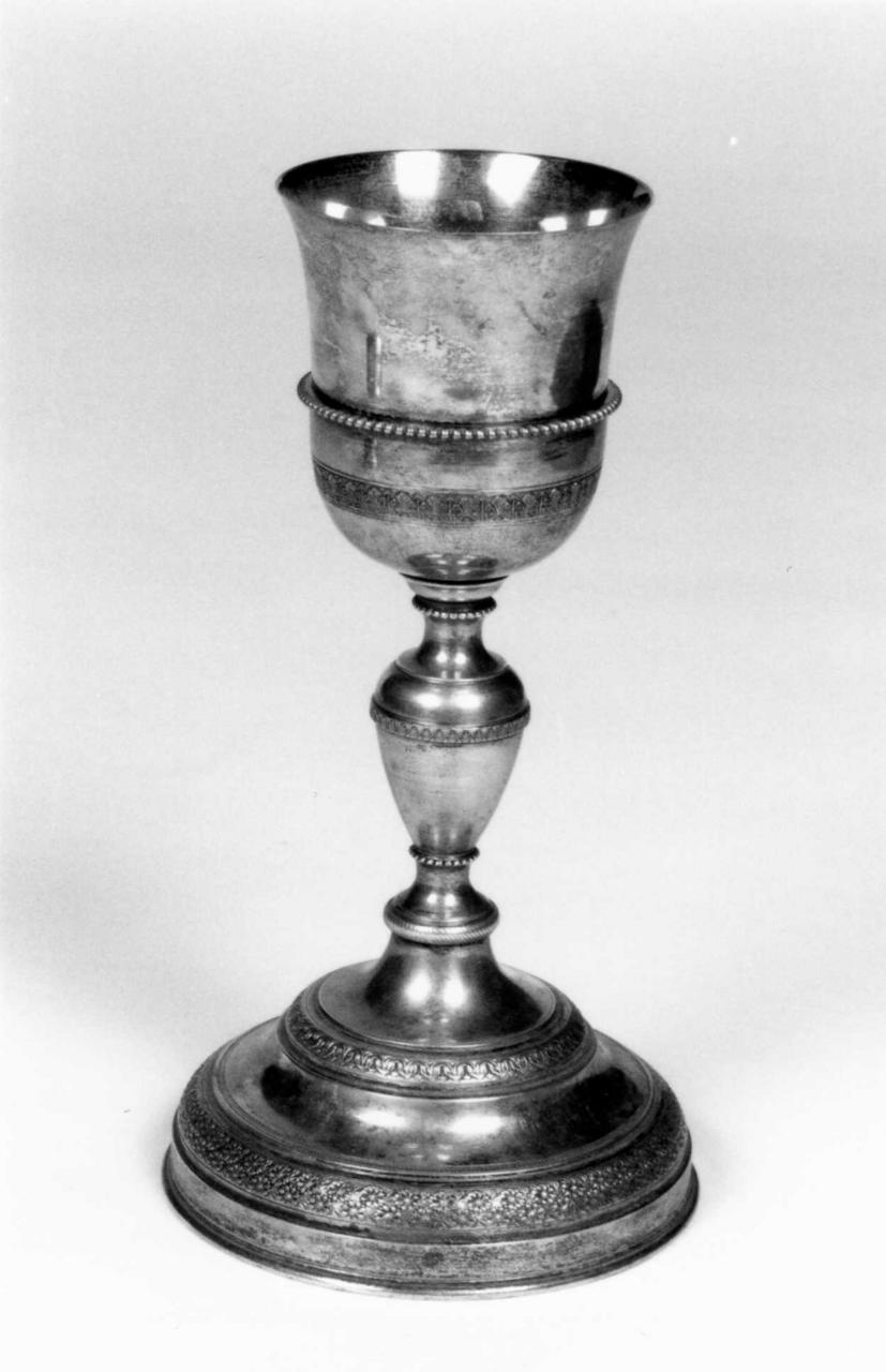 calice - bottega emiliana (seconda metà sec. XIX)