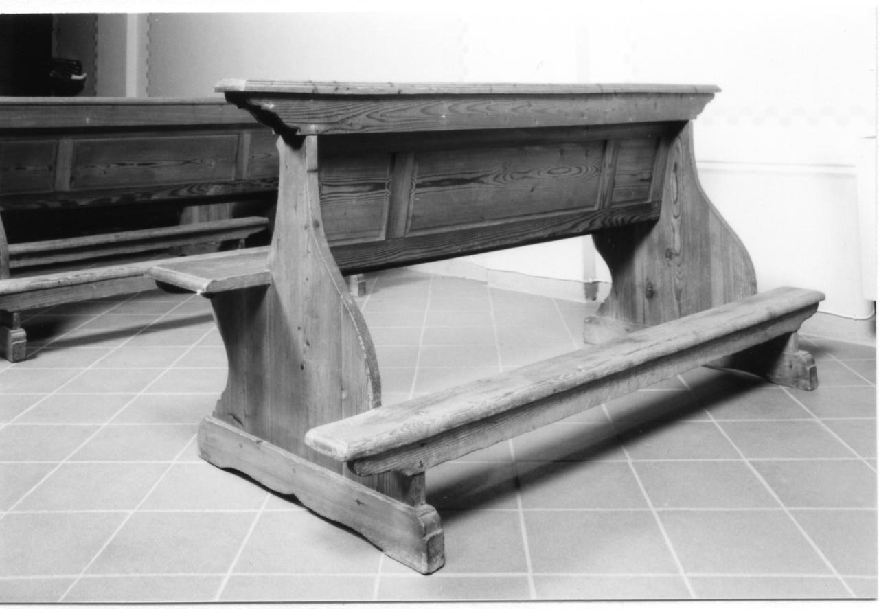 banco da chiesa, serie - bottega emiliana (sec. XX)