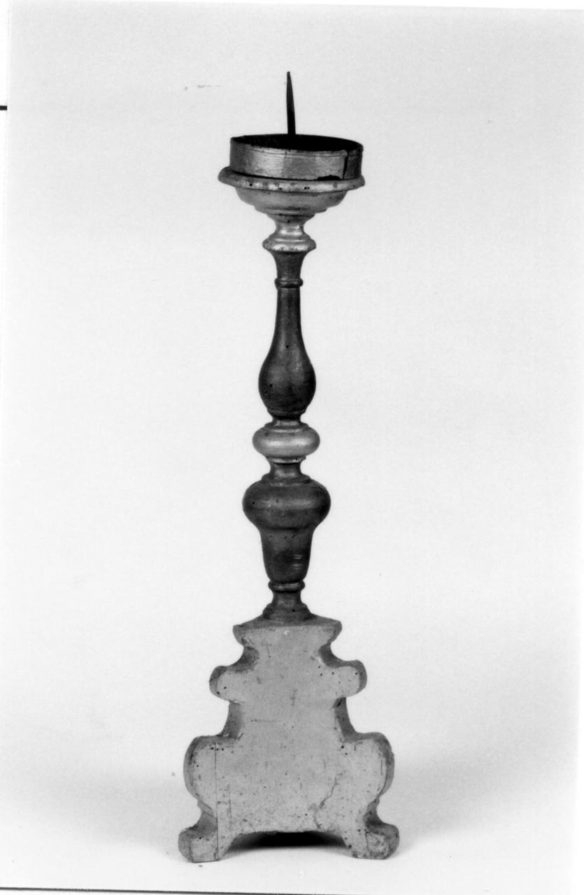 candeliere d'altare - bottega emiliana (ultimo quarto sec. XVIII)