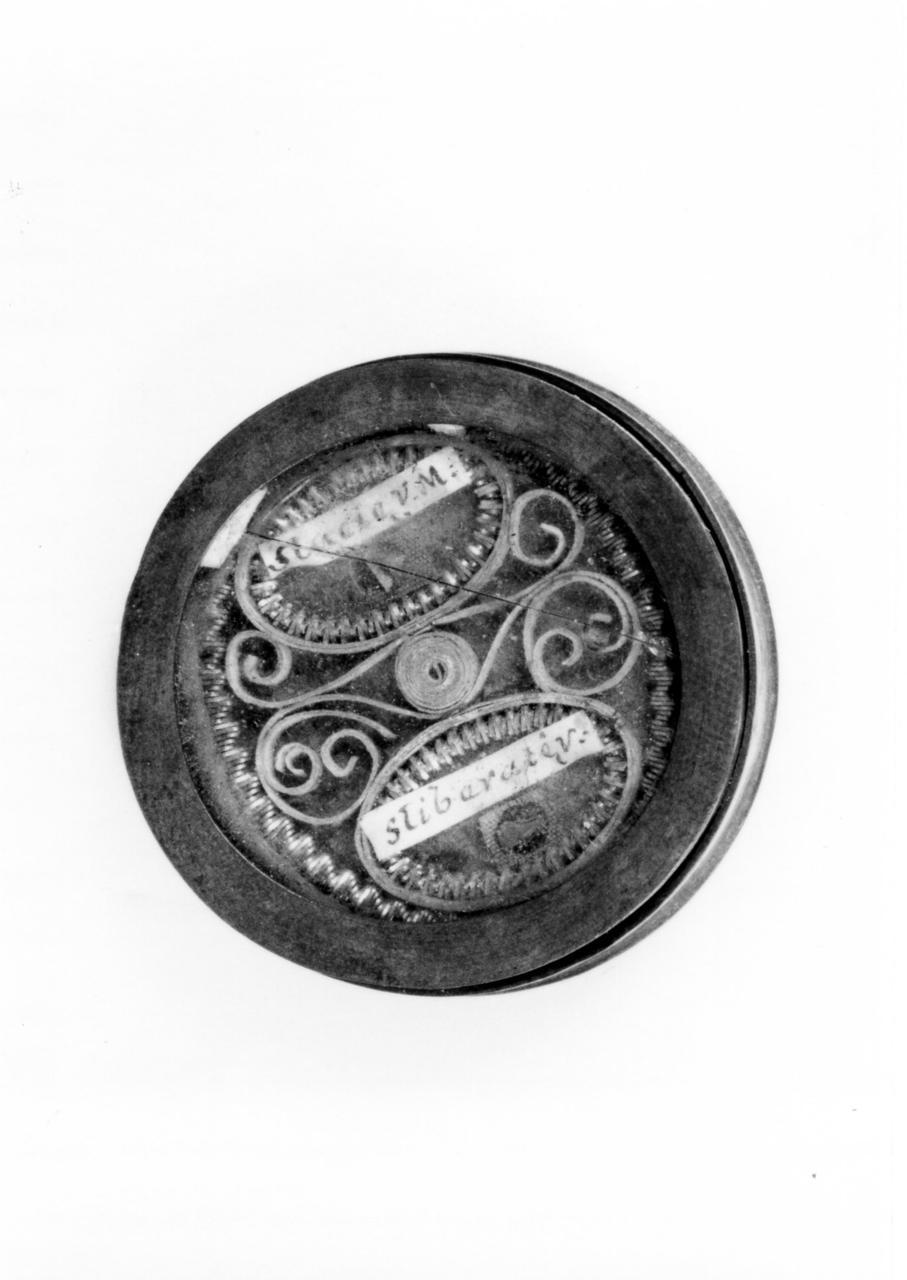 reliquiario a capsula - bottega italiana (sec. XIX)