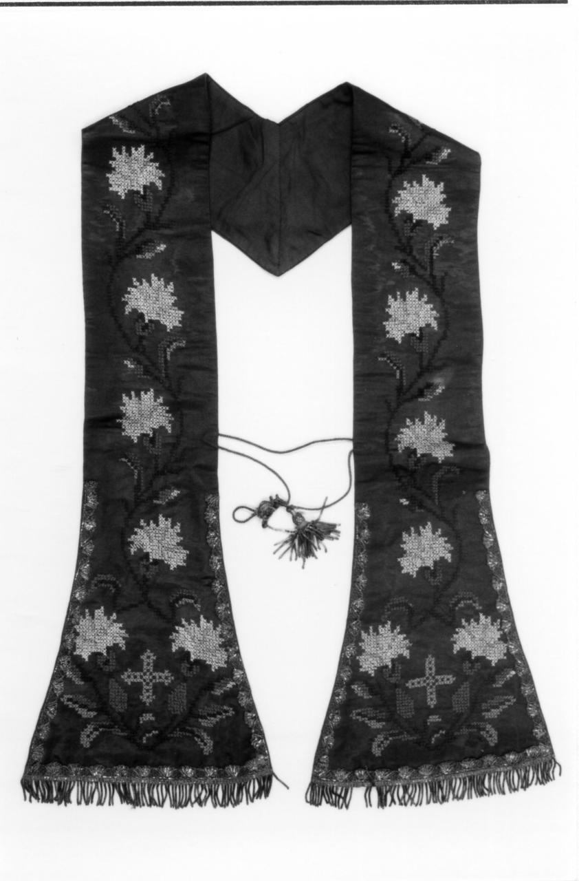 stola - manifattura italiana (terzo quarto sec. XVIII, sec. XX)