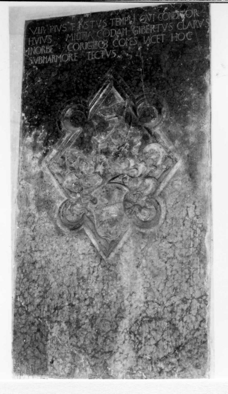 lapide tombale - bottega emiliana (sec. XV)