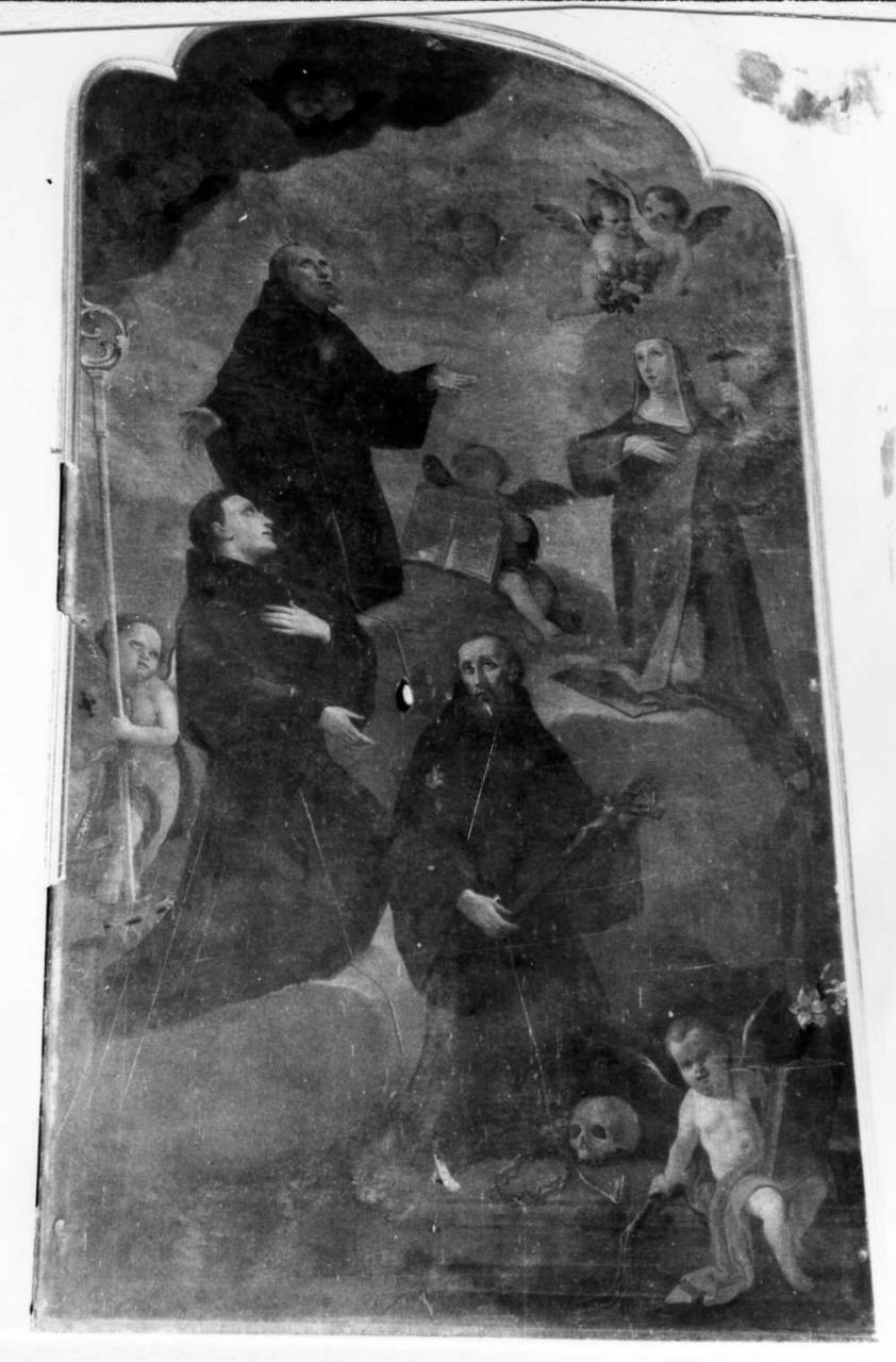 San Giuseppe da Copertino e santi francescani (dipinto) - ambito modenese (seconda metà sec. XVIII)