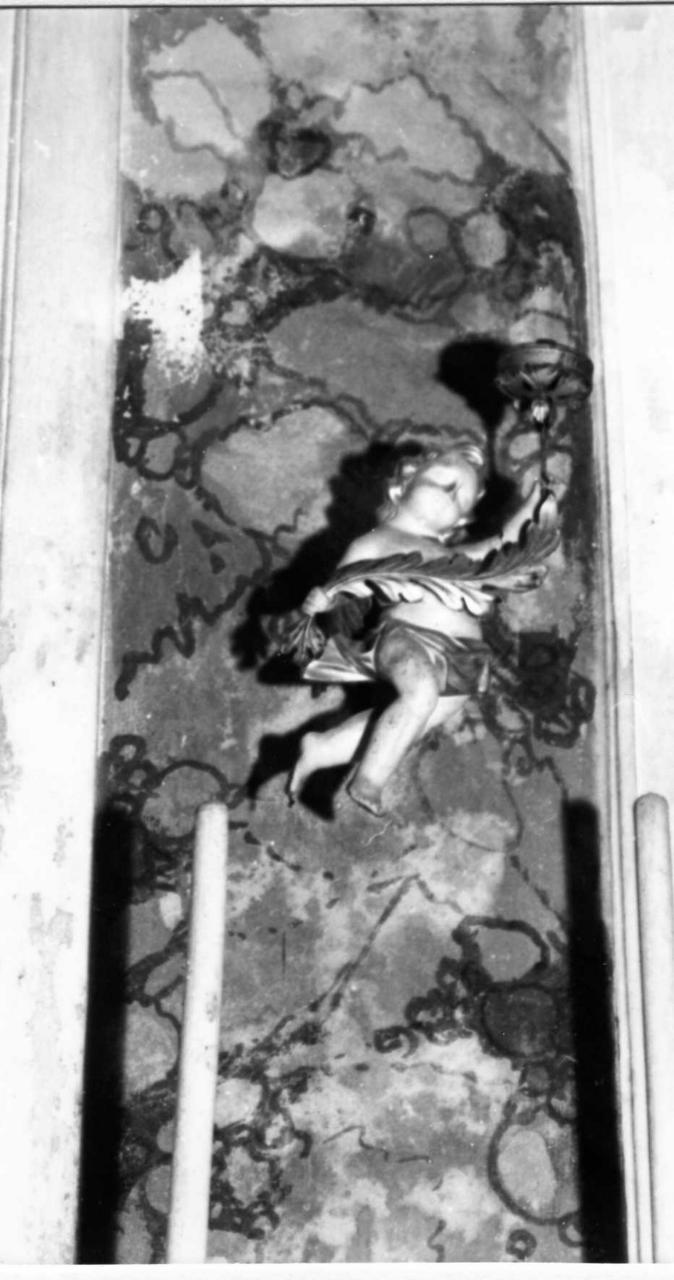 angioletto (candelabro - a statuetta, serie) - bottega reggiana (prima metà sec. XIX)