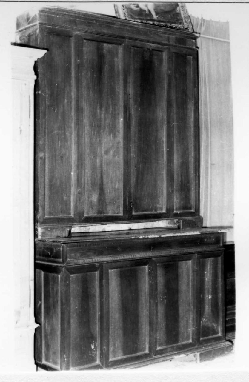 credenzone, serie - bottega reggiana (inizio sec. XVIII)