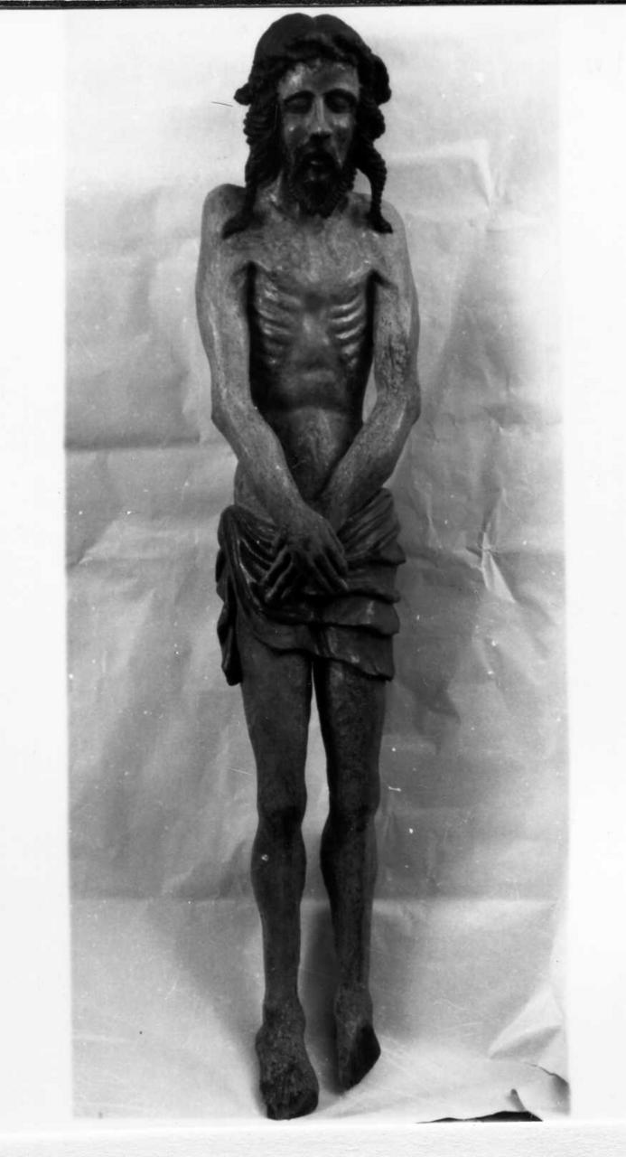Cristo morto (scultura) - bottega emiliana (seconda metà sec. XV)