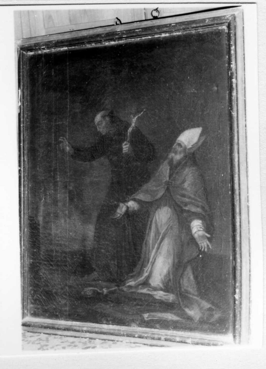 San Francesco Solano con Sant'Emidio (dipinto) di Camuncoli Francesco (inizio sec. XIX)