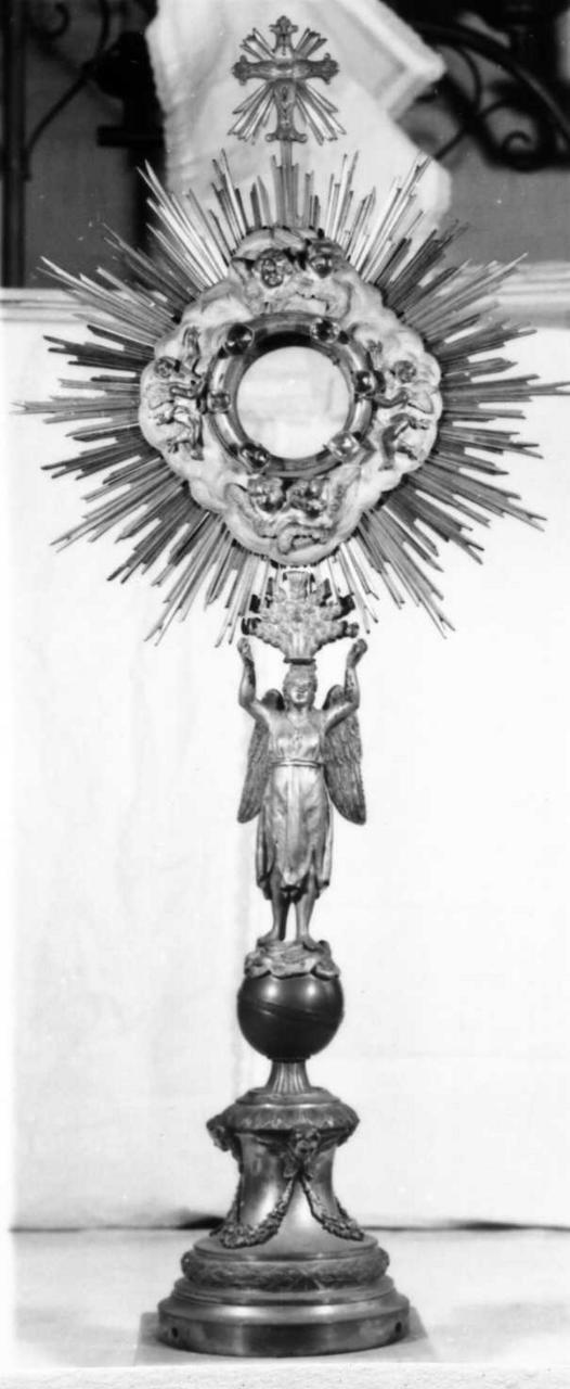 ostensorio - a raggiera - bottega emiliana (prima metà sec. XIX)
