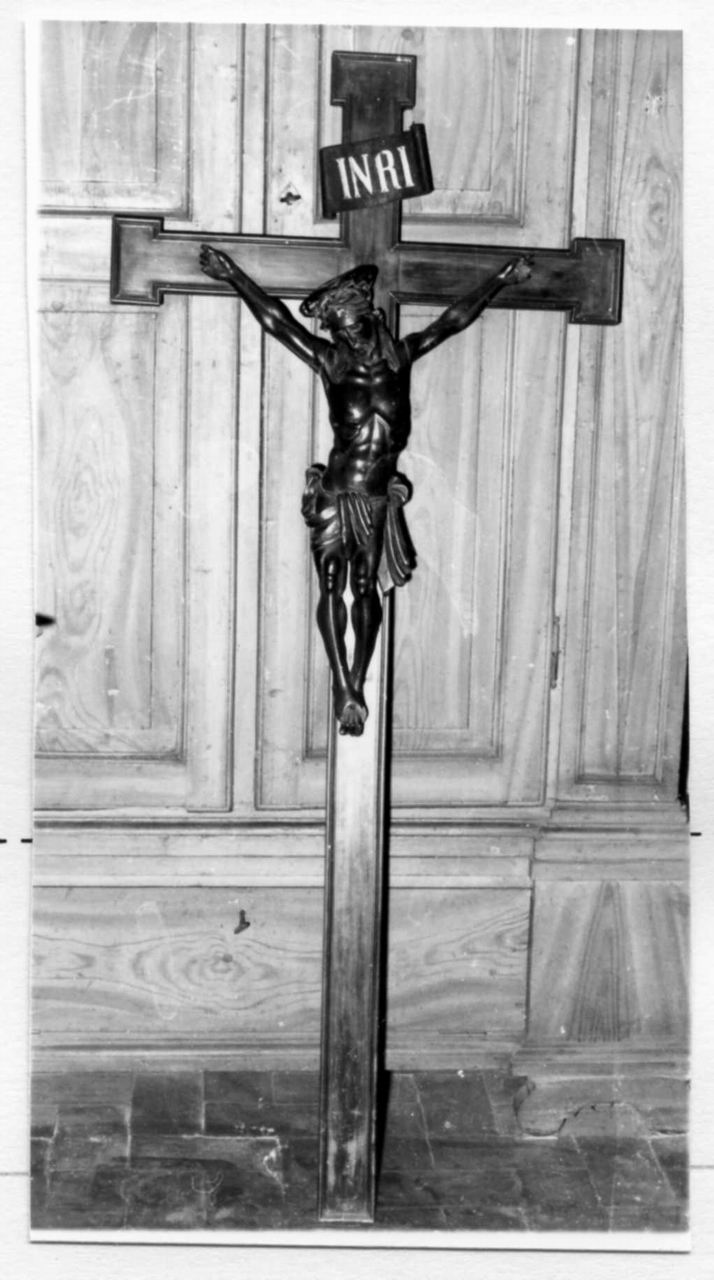 Cristo crocifisso (crocifisso) - bottega emiliana (sec. XIX)