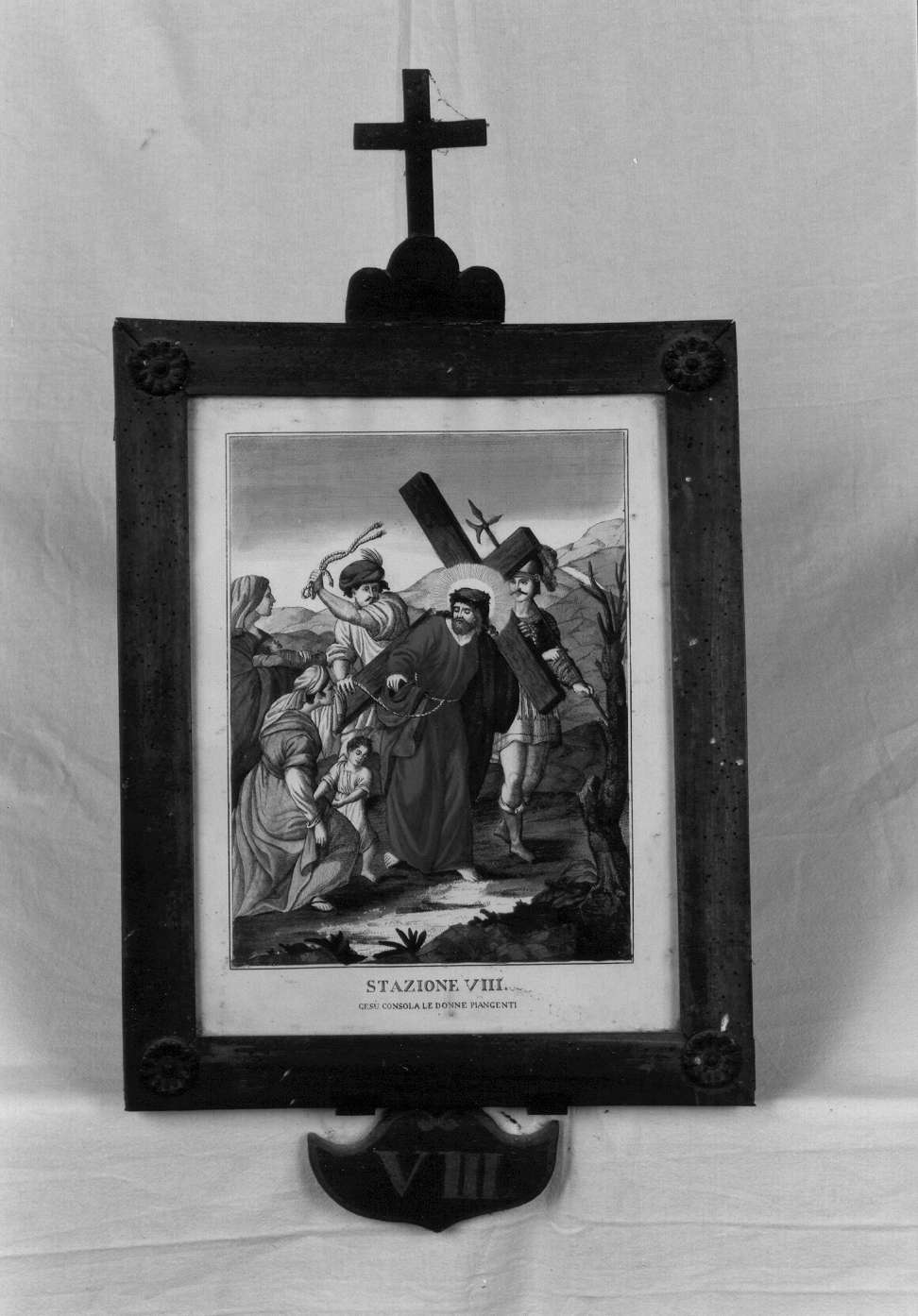 stazioni della via crucis (Via Crucis, ciclo) di Bernieri Andrea (secondo quarto sec. XIX)