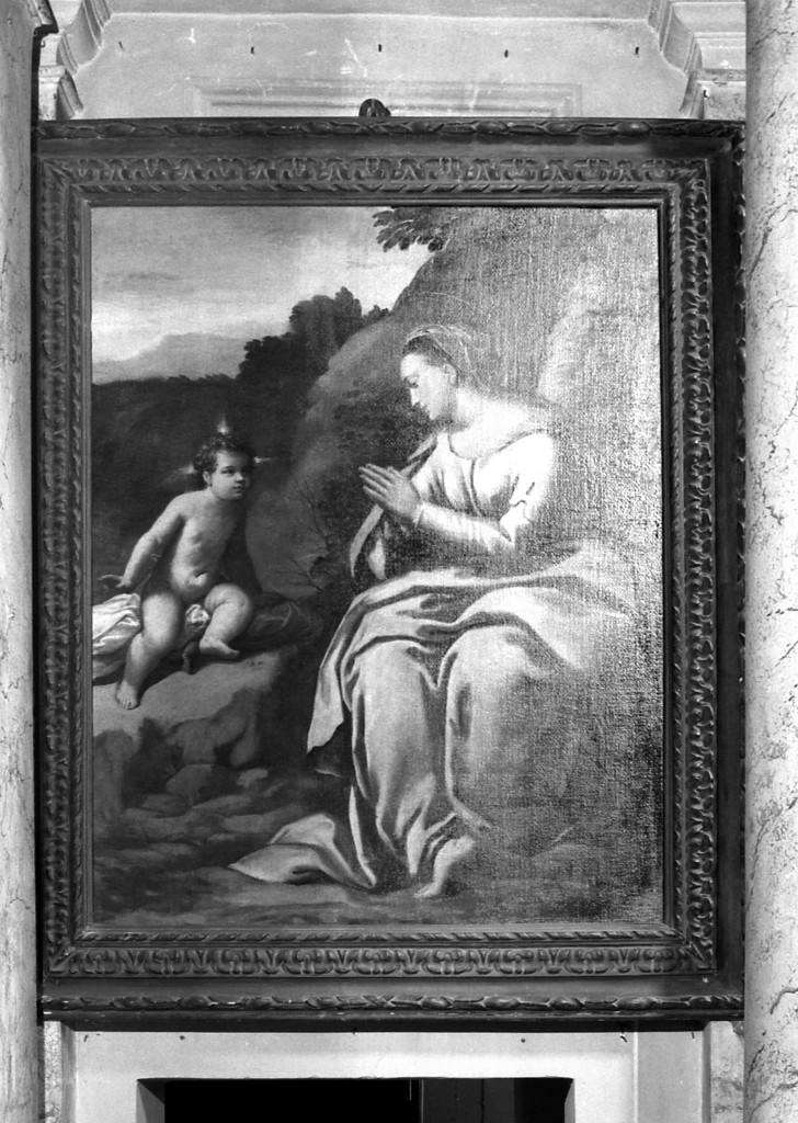 Madonna della ghiara, Madonna con Bambino (dipinto) - ambito veneto (sec. XVII)