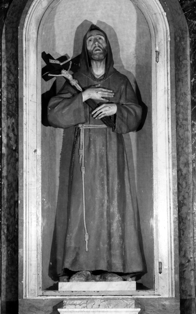San Francesco d'Assisi (statua) - ambito emiliano (sec. XIX)