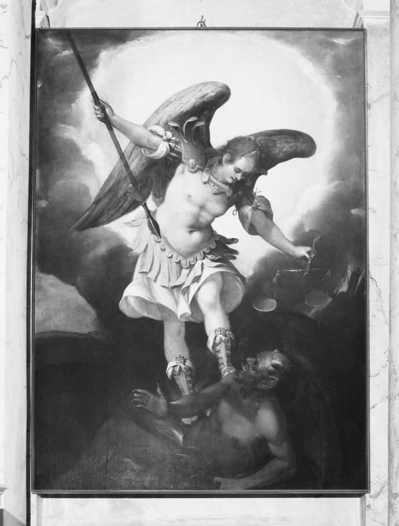 San Michele Arcangelo (dipinto) di Madonnina Francesco (attribuito) (sec. XVI)