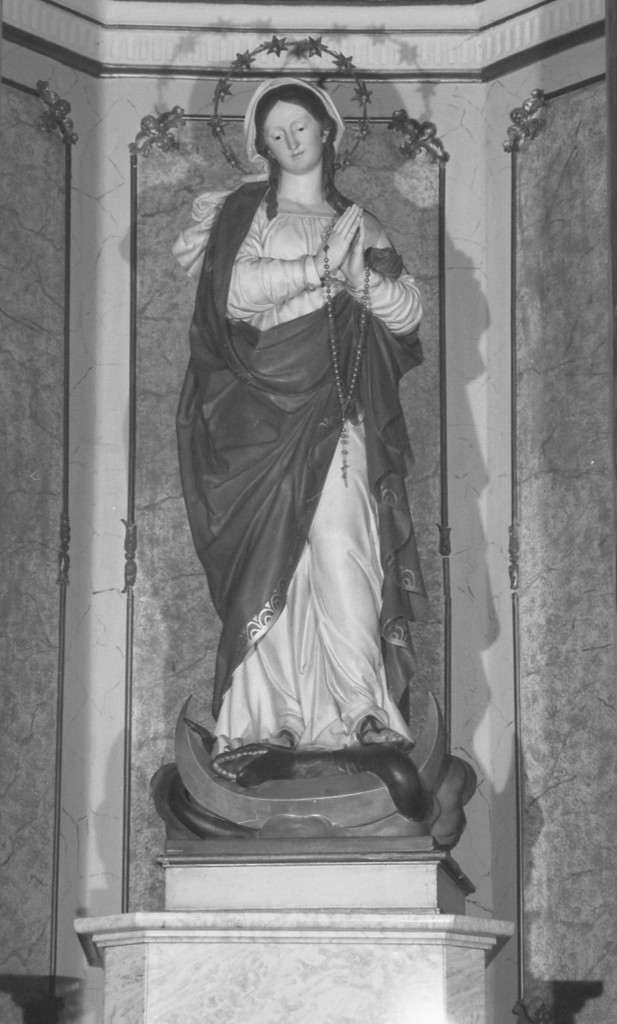 Madonna immacolata (statua) - manifattura modenese (secc. XIX/ XX)