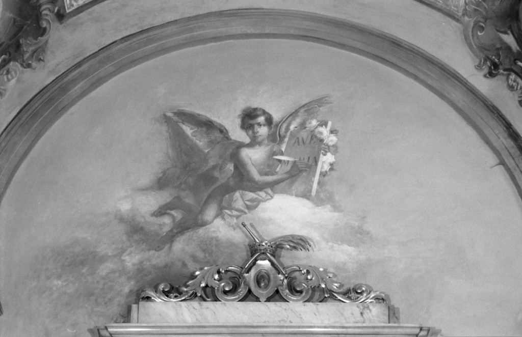 angelo; trionfo della Fede (decorazione pittorica) di Forti Fermo (sec. XIX)